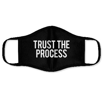 Discover trust the process gym Face Masks