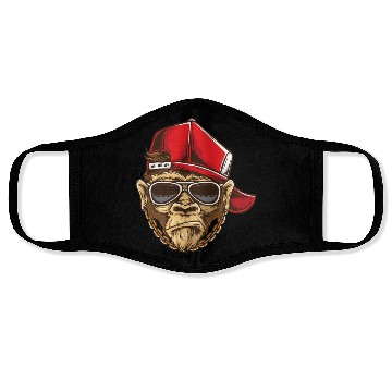 Discover Funky Monkey | Hip Hop | Monkey Swag Face Masks