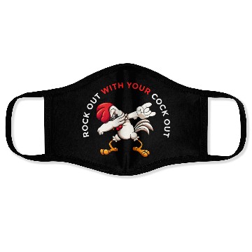 Discover Rock Out With Your Cock Out Rooster Face Masks
