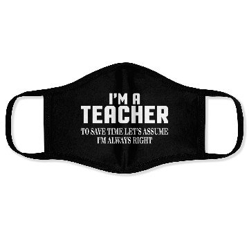 Discover Funny Teacher Face Masks