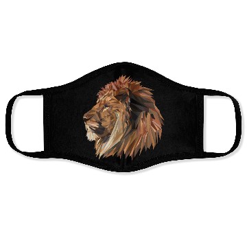 Discover Abstract Lion Face Masks