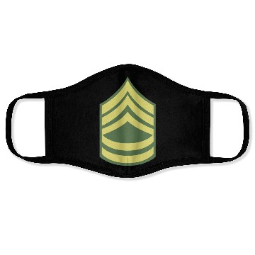 Discover Military uniform US Army Sergeant First Class SFC Face Masks