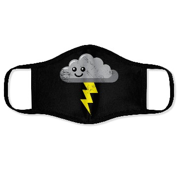 Discover Thundercloud Storm Cloud gift weather Face Masks