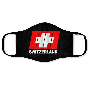 Discover Switzerland Flagg Face Masks