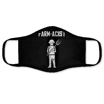 Discover Farm-Acist Farmer Pun Grunge Face Masks