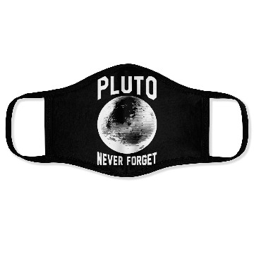 Discover Pluto - pluto never forget Face Masks