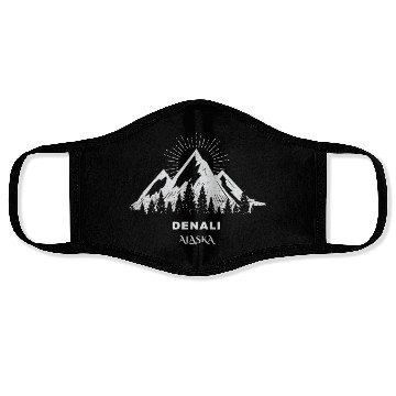 Discover Denali National Park Face Masks