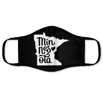 Discover Minnesota Home State Minnesota music Face Masks