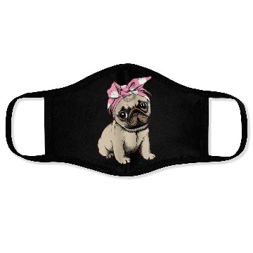 Discover pug Face Masks