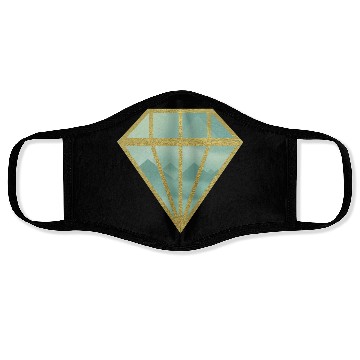 Discover Golden Indie Diamond shape Mountain Face Masks