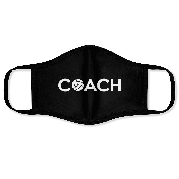 Discover Volleyball Coach Face Masks