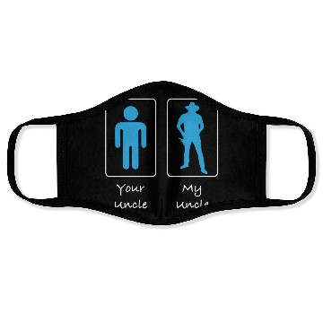 Discover Your Uncle My Uncle Cowboy Face Masks