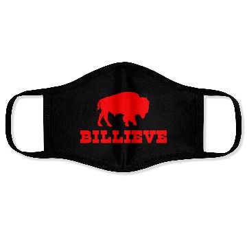 Discover Bills Mafia Billieve - Buffalo Football Face Masks
