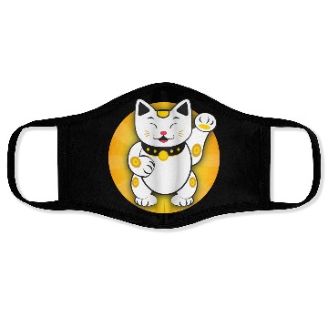 Discover Maneki Neko - Japanese Lucky Cat Face Masks