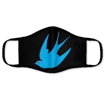 Discover swallow bird Face Masks
