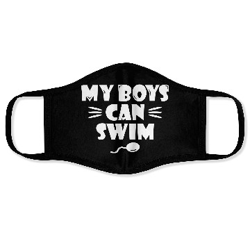 Discover My Boys Can Swim Face Masks