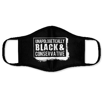 Discover unapologetically black and conservative hipster Face Masks