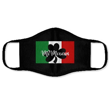 Discover St Patricks Day McMexican Irish Mexican Face Masks