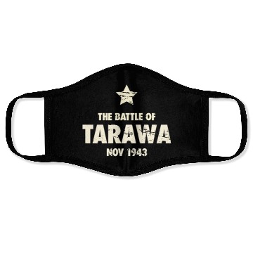 Discover Battle Of Tarawa - World War 2 / WWII Face Masks