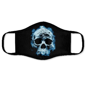 Discover Blue Flame Halloween Death Skull Face Masks