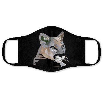 Discover Cougar,Puma,Mountain Lion Face Masks