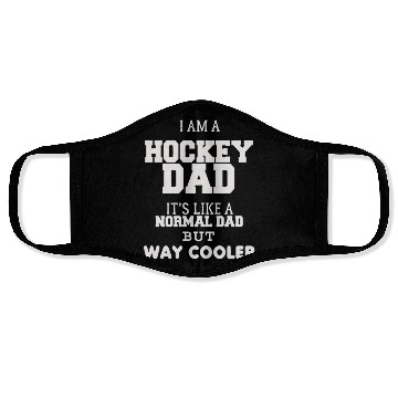 Discover HOCKEY DAD Face Masks
