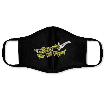 Discover Fear the Trumpet Face Masks