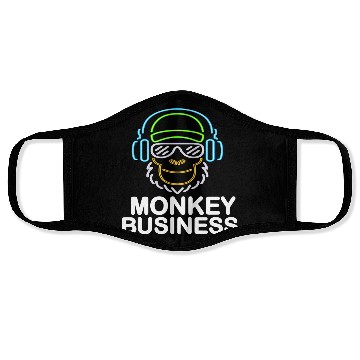 Discover monkey business Face Masks
