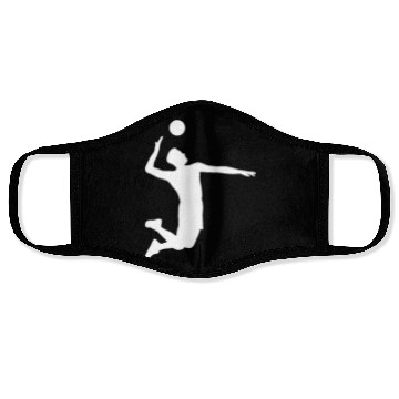 Discover Men Volleyball Spike Shadow Face Masks Gift Ideas