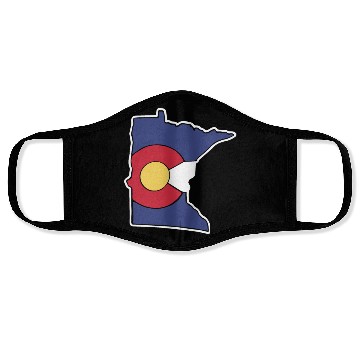 Discover Colorado Flag Minnesota State minnesota grandpa Face Masks