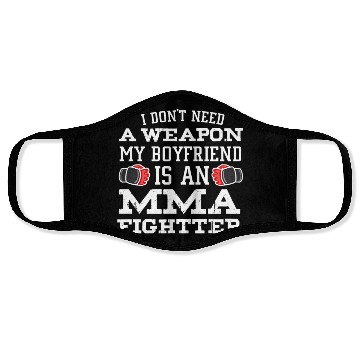 Discover MMA Girlfriend Boyfriend Is Fighter Pride Face Masks