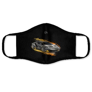 Discover RACE CAR CENTENARIO Face Masks