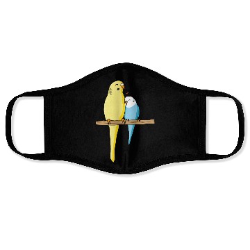 Discover budgie bird budgerigar parakeet family singing Face Masks