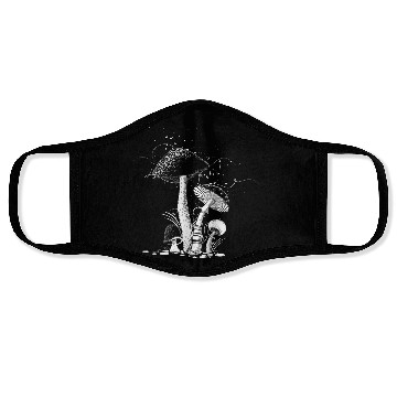 Discover four mushrooms Face Masks