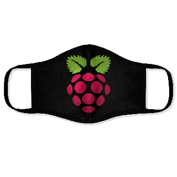 Discover Raspberry Pi Pixel Logo Face Masks