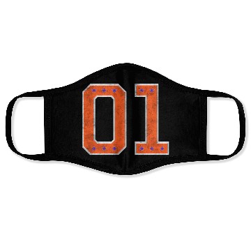 Discover 01 General Lee Style Face Masks