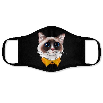 Discover Ragdoll Cat Face Cats funny cute sweet Kitty gift Face Masks