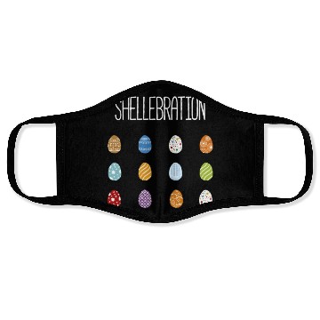 Discover Easter pun Easter egg celebration holiday Face Masks