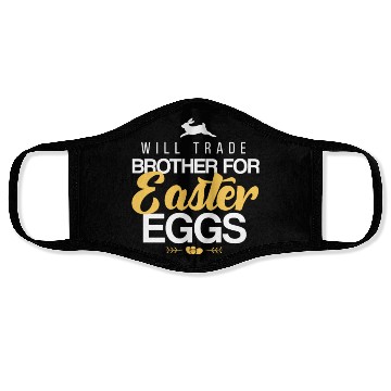 Discover Easter egg brother Face Masks