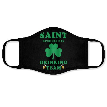 Discover Saint Patricks Day Drinking Team Face Masks
