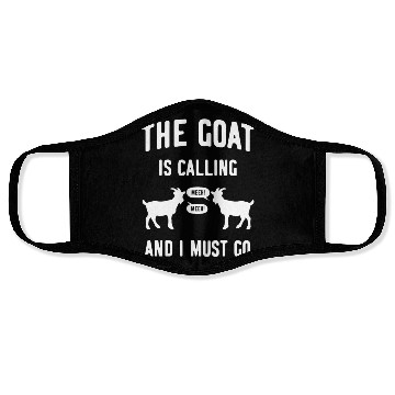Discover Goat Goats Farmer Calling Face Masks