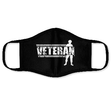 Discover Soldier Veterans Day Army Veteran Military Face Masks