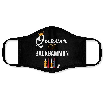 Discover Queen of Backgammon Face Masks Board Game Backgammon