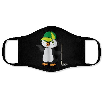 Discover Cute golf penguin Face Masks design for kids