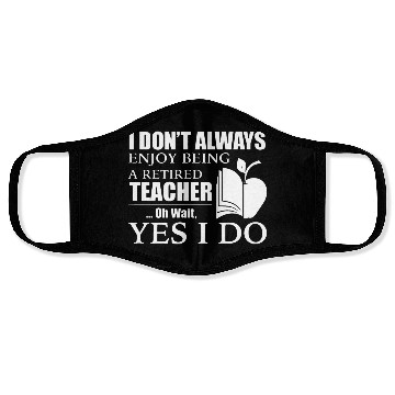 Discover Retired Teacher Face Masks