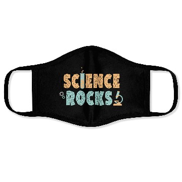 Discover Science Rocks Scientist Teacher Student Gift Face Masks