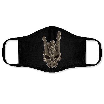 Discover Devil Horns Sign | Heavy Metal Hand Gesture Music Face Masks