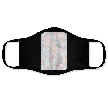 Discover Multicolor Pastel Rainbow Marble Pattern Face Masks