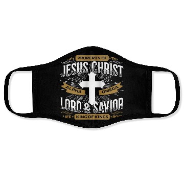Discover way property of truth jesus christ alpha omega lor Face Masks