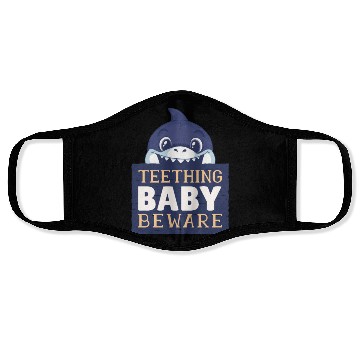 Discover Teething Baby Beware (Boys) Face Masks